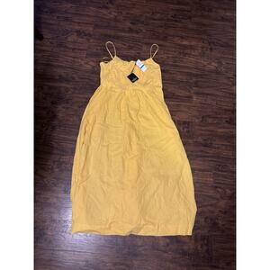 Cece Women's Banana Cream Summer Sundress Maxi Dress Size XL